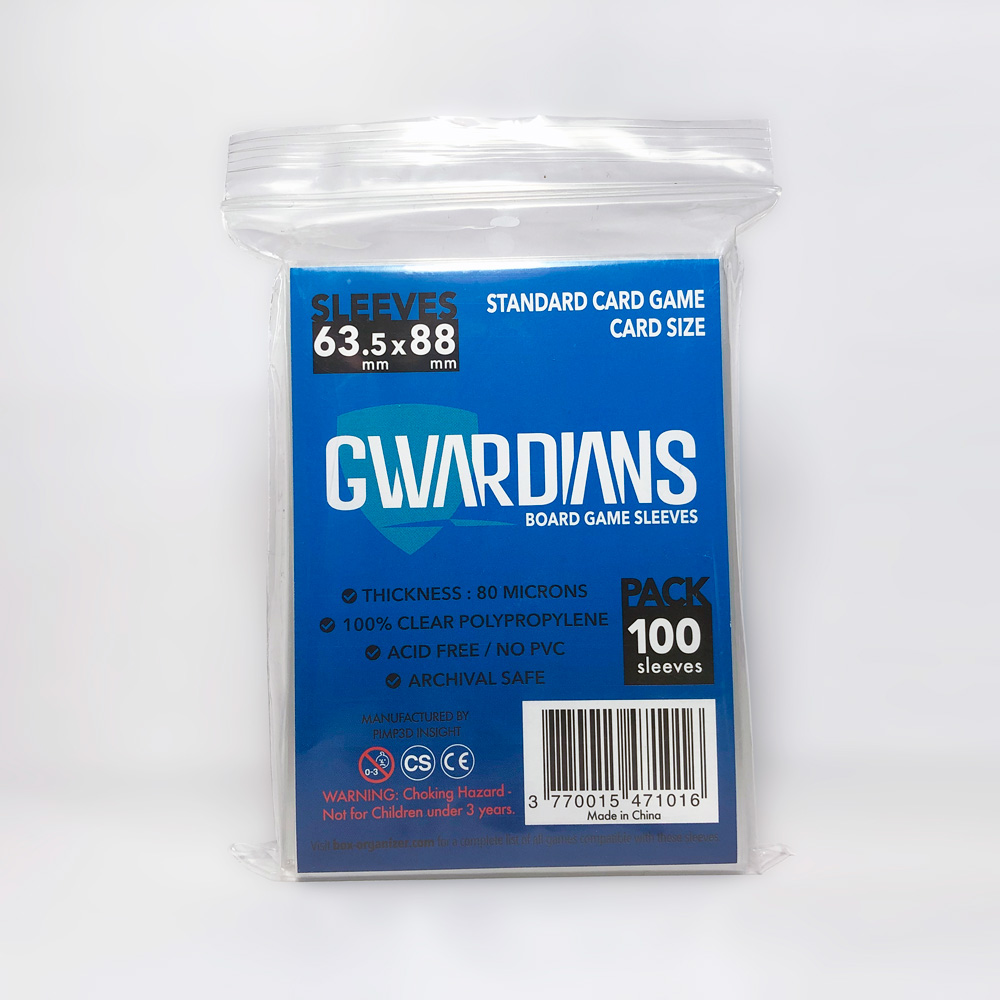 Board Game Sleeves: Size Standard (63 x 88 mm) - 100 st
