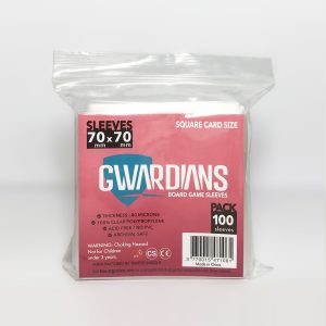 acheter Gwardians® sleeves Square 70 x 70mm - Rangement jeux de